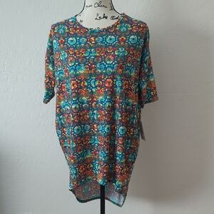 Colorful Patterned Women's Top
